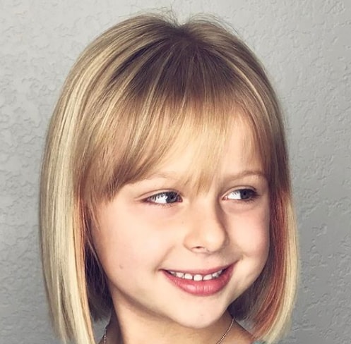 bob haircut with bangs for little girl