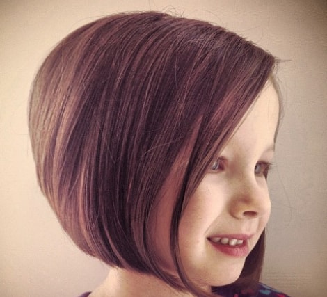 bob haircut on girl