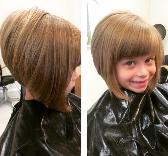 bob haircut for girl