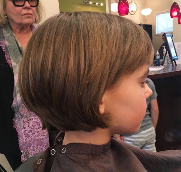 Little Girl Stacked Bob