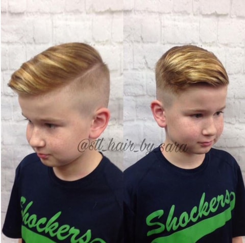 undercut hairstyle toddler boy