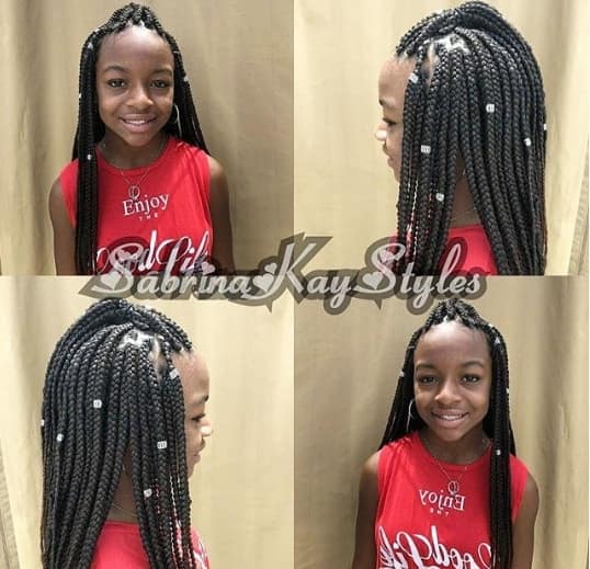 40 Braids For Black Kids