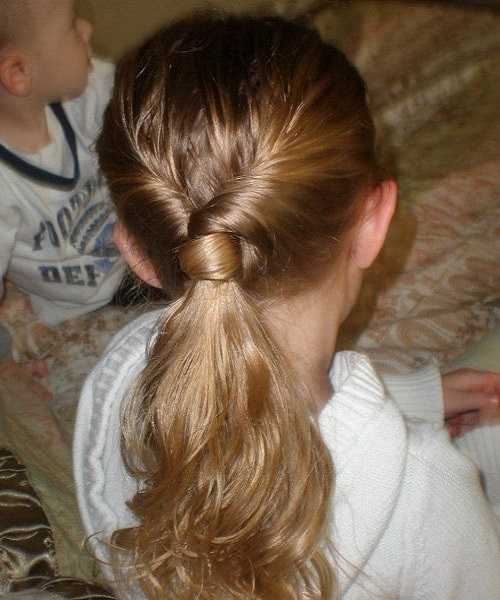 Beautiful Low Ponytail