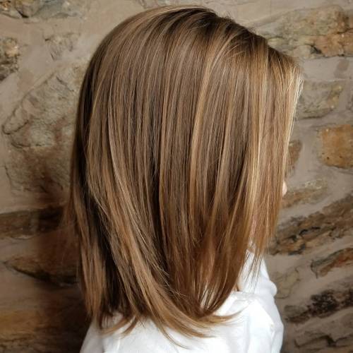 Long Bob With Layers Hairstyle Ideas For Girls 2020